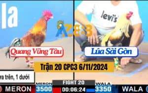 Trận 20 CPC3 Ngày 6/11/2024 - Anh Quang Vũng Tàu Và Anh Lúa Sài Gòn