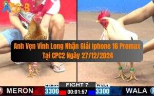 Anh Vẹn Vĩnh Long Nhận Giải iphone 16 Promax Tại CPC2 Ngày 27/12/2024