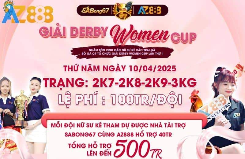 [Thông Báo] Giải Đấu Derby Women Cup Tại CPC1 Ngày 10/4/2025